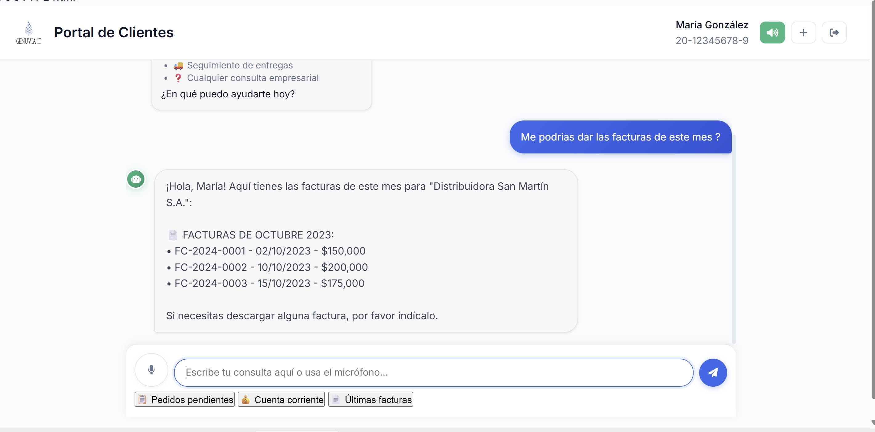 Portal de Clientes JDE con IA